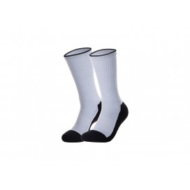 Sublimation Silver Silk Glitter Tube Socks (9.5*45cm) (10/pack)